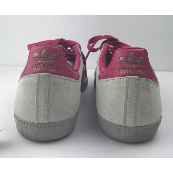 ✨Sold✨Adidas Samba Women’s Grey Pink Sz 8.5 - Picture 4 of 6